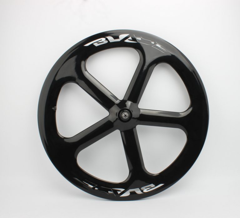 Customized 5 Spoke Front Carbon Track Wheels for Easy Bike Riding ...